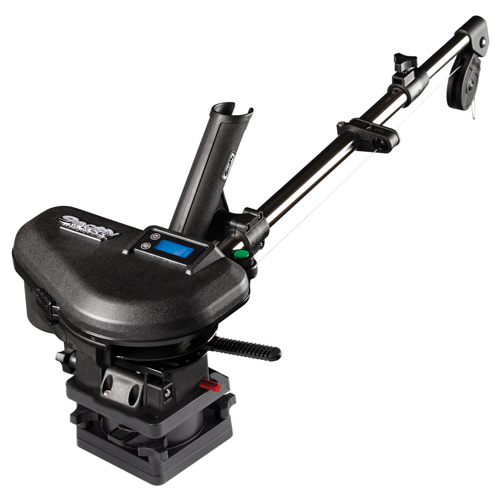 Scotty 2106 HP Profundizador Eléctrico Depthpower 60 SS con Brazo Telescópico y Base Giratoria - Soporte para Caña Único