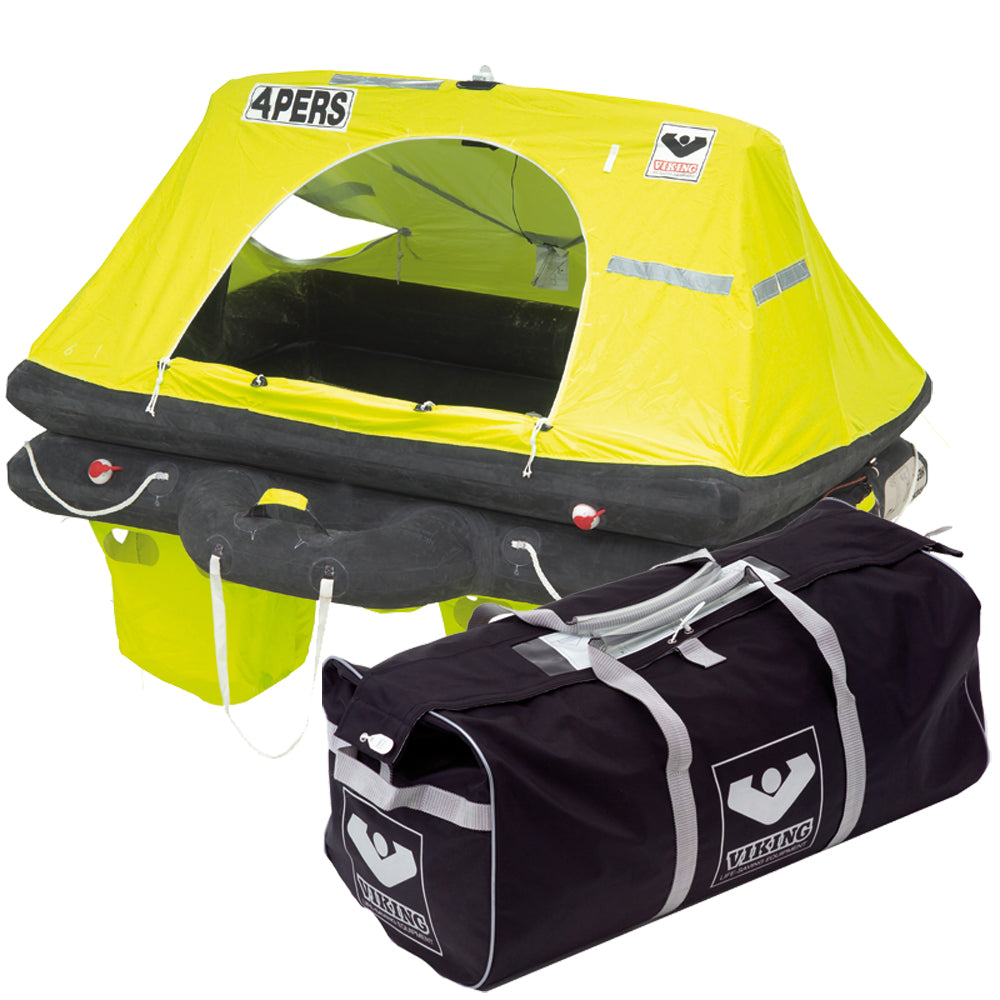 Balsa salvavidas VIKING RescYou para 4 personas, maleta, paquete de alta mar