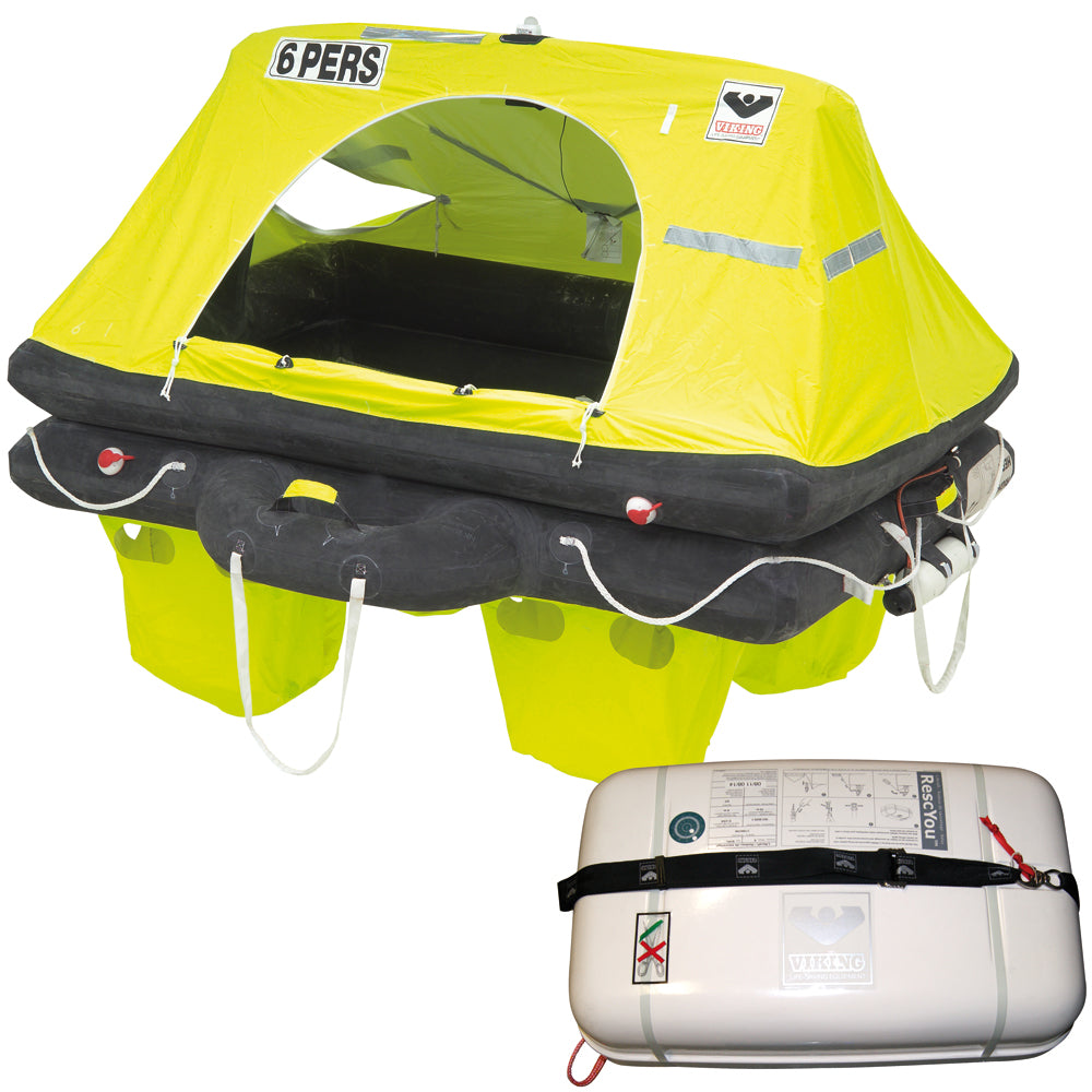 Balsa salvavidas VIKING RescYou para 6 personas, en contenedor, paquete offshore