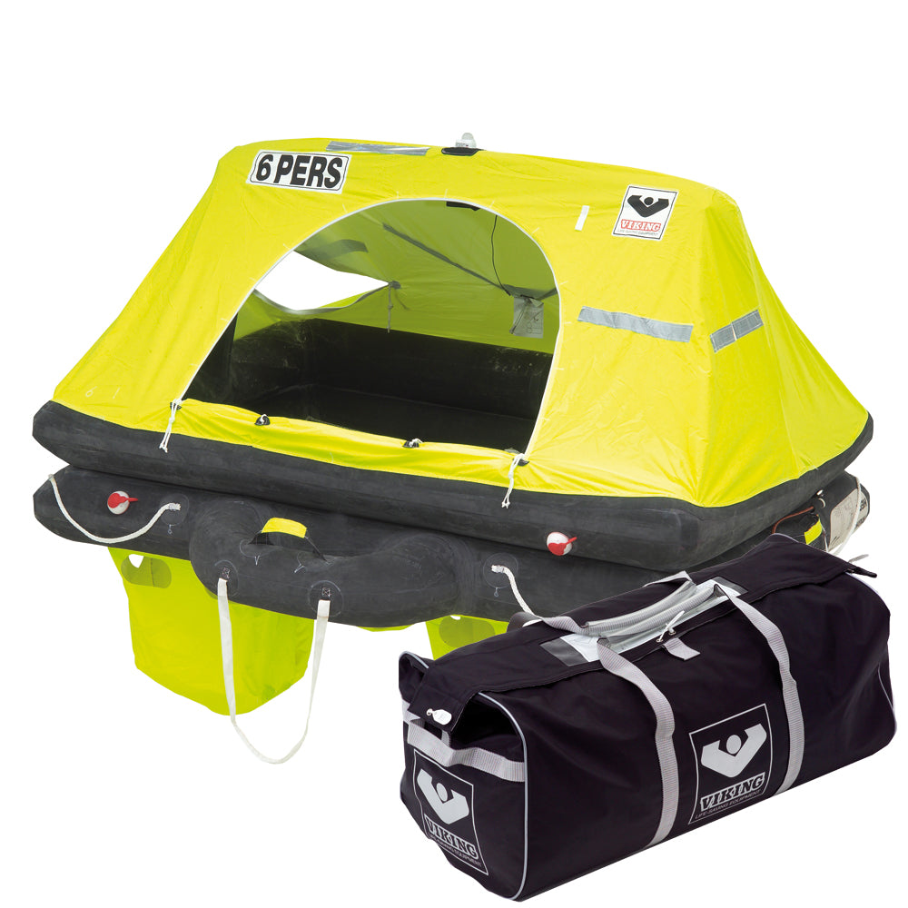 Balsa salvavidas VIKING RescYou para 6 personas, maleta, paquete de alta mar