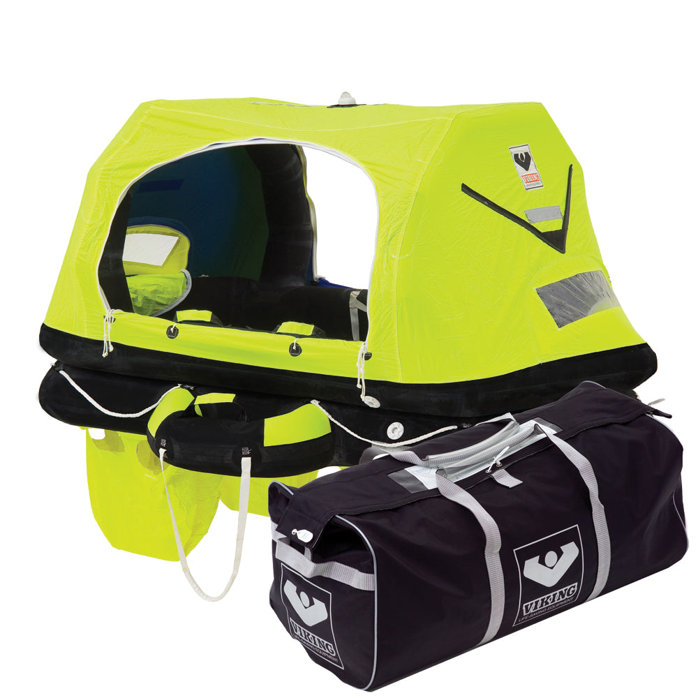 Balsa salvavidas VIKING RescYou Pro para 4 personas en maleta, paquete de alta mar