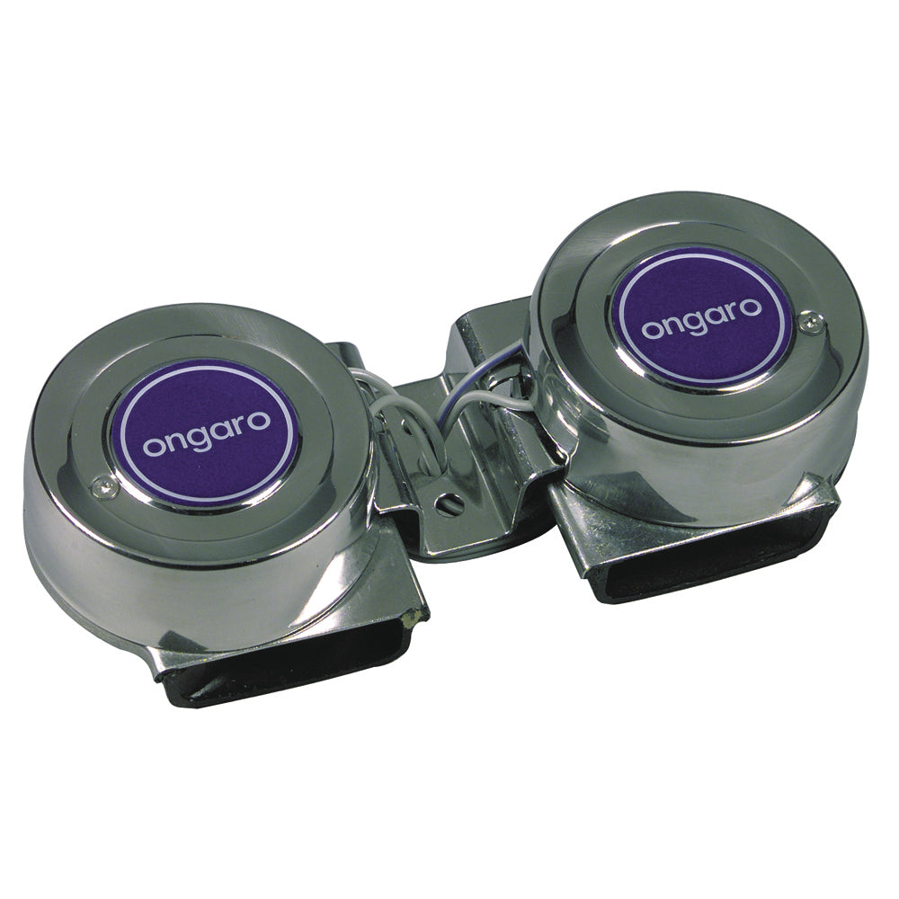 Bocina doble compacta Mini Schmitt Marine Ongaro - 12V