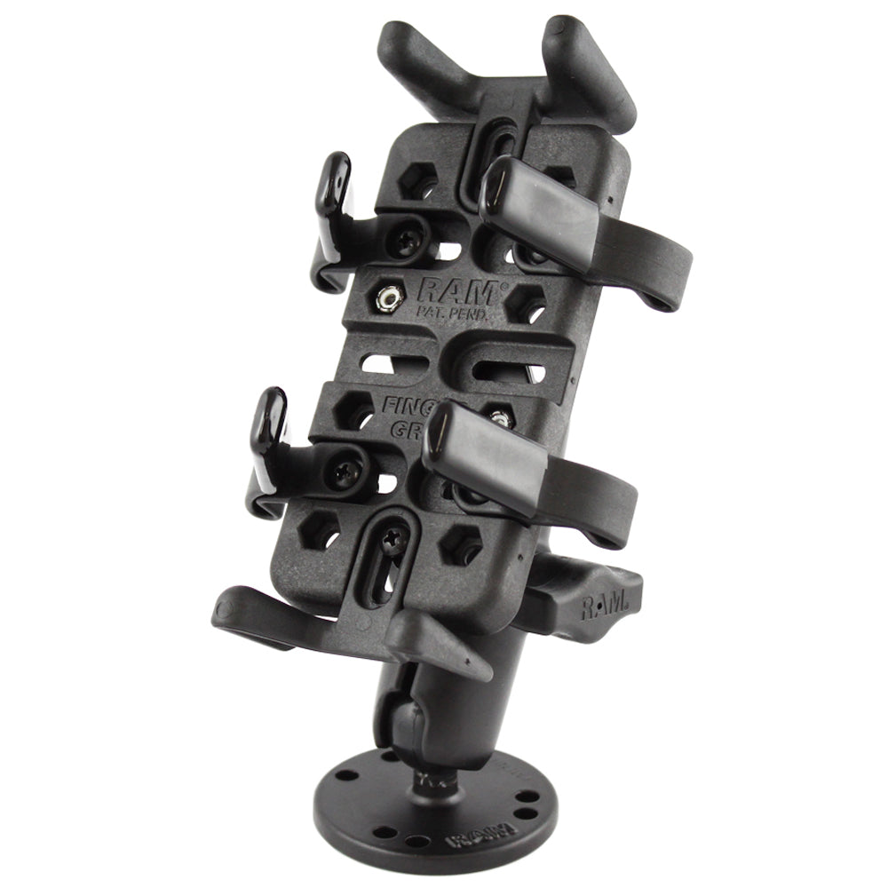 Soporte universal RAM Mount con agarre de dedos para montaje en superficie