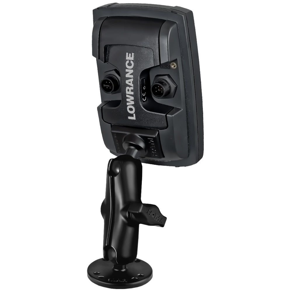 Montura de liberación rápida RAM Mount para Lowrance Mark y Elite 4