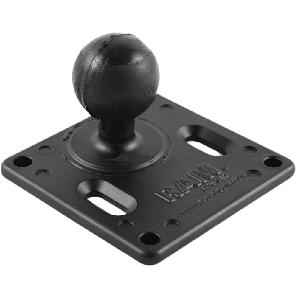Placa VESA RAM Mount de 75 mm x 75 mm de 3.625" con bola de 1.5" de diámetro