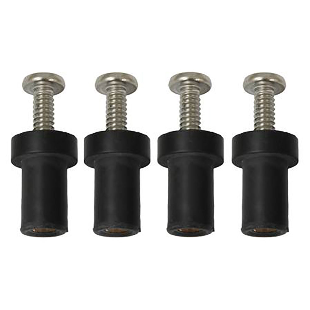 Tuercas de expansión de caucho con inserto de latón RAM Mount Mari-Nut - Paquete de 4