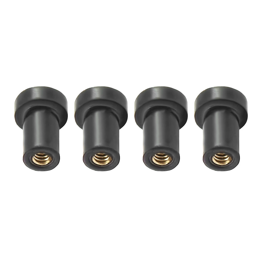 Tuercas de expansión de caucho con inserto de latón RAM Mount Mari-Nut - Paquete de 4