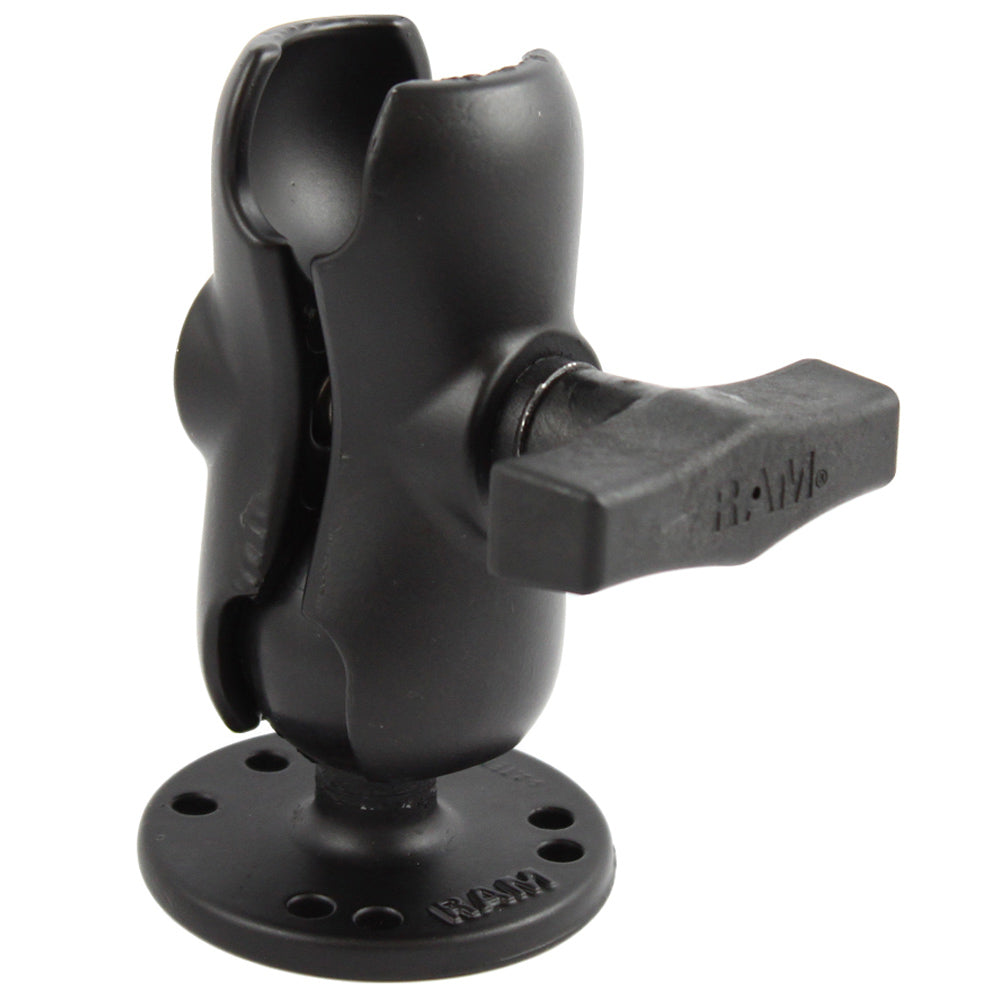 Brazo corto con bola de 1.5" y base redonda de 2.5" de RAM Mount