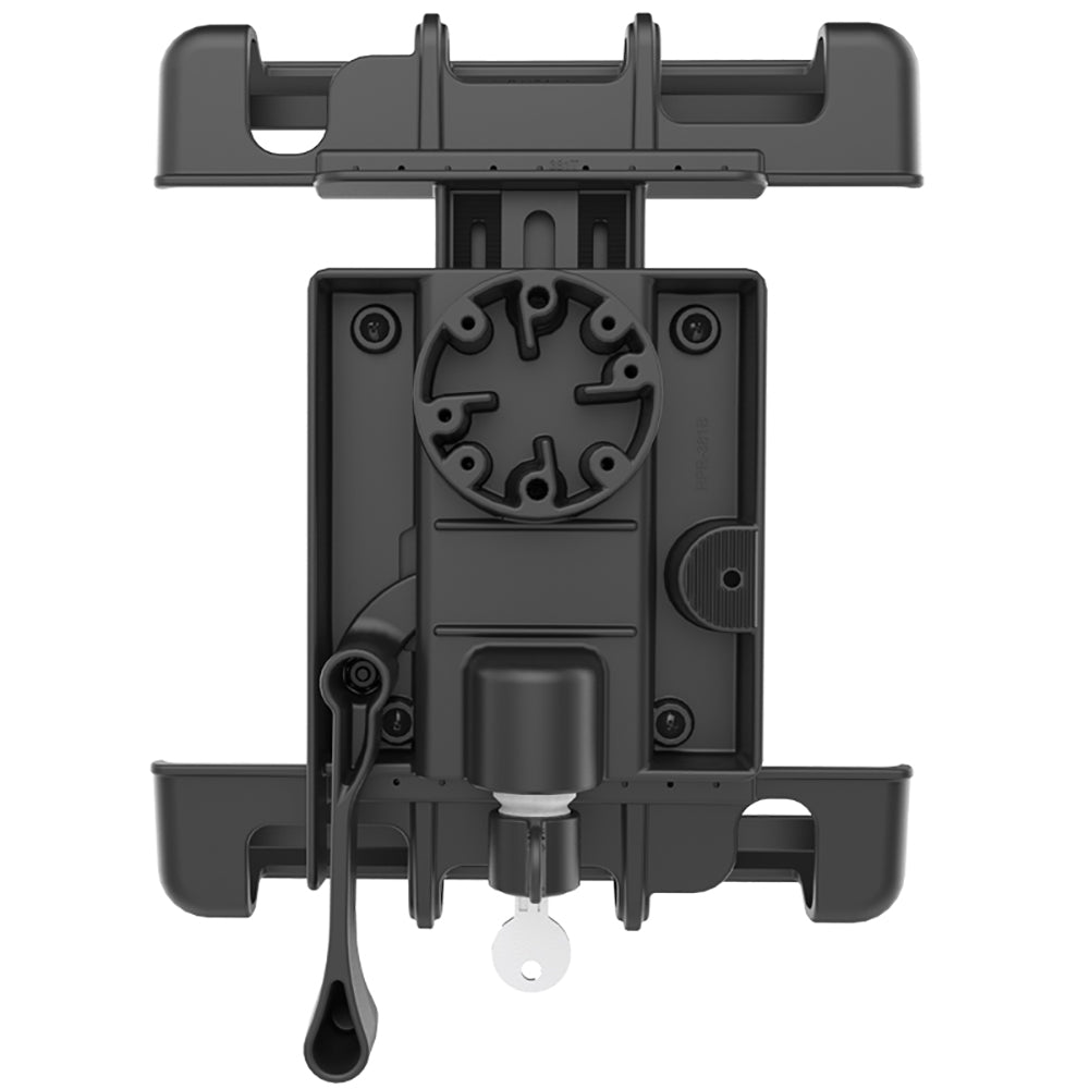 Soporte universal con bloqueo RAM Mount Tab-Lock para Apple iPad con fundas LifeProof y Lifedge