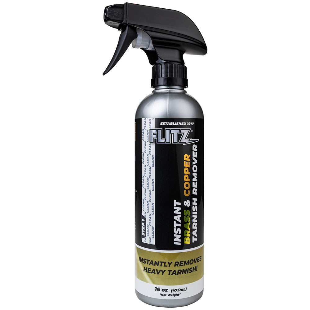 Flitz Removedor de Óxido Instantáneo para Bronce y Cobre - Pulverizador de 473 ml