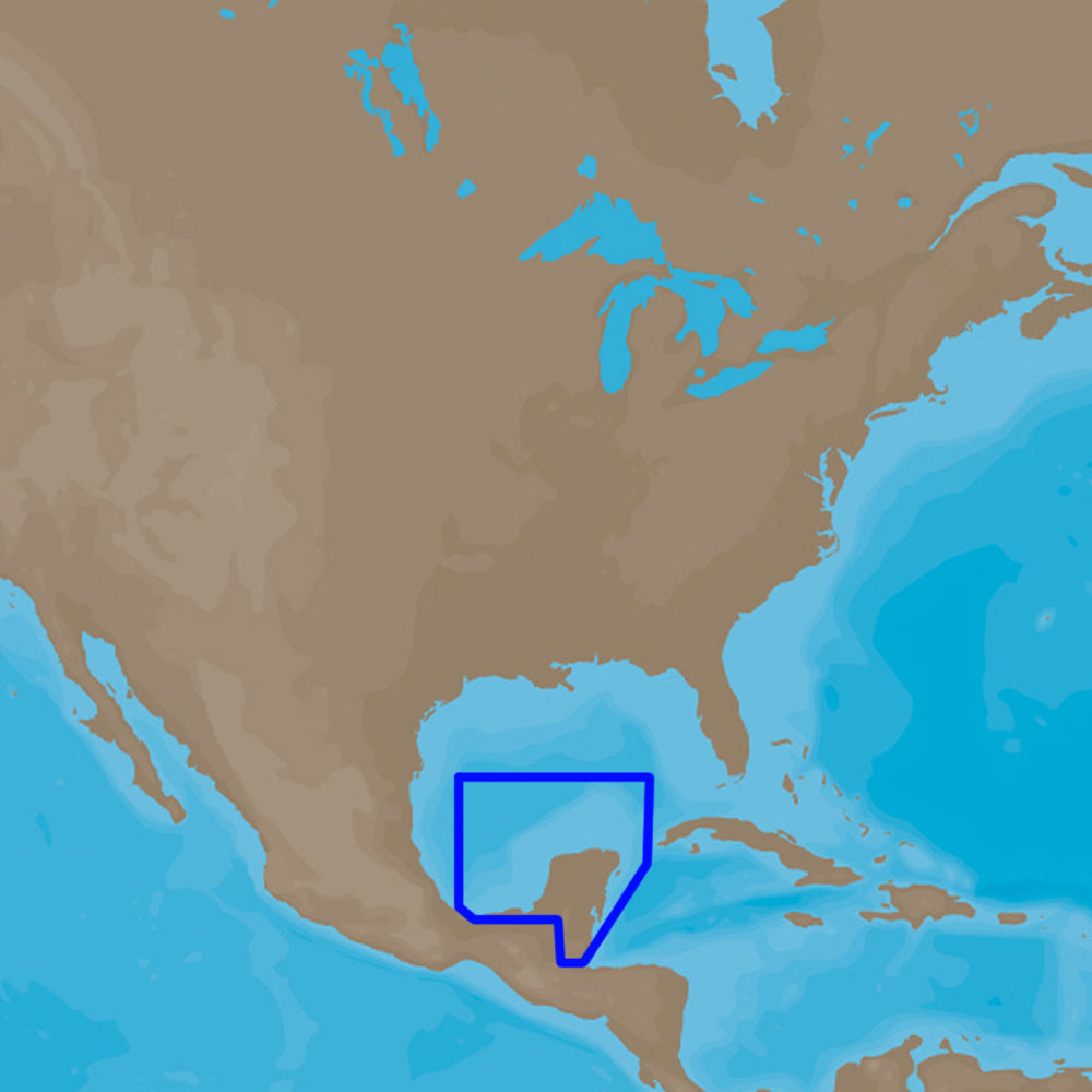 C-MAP 4D NA-947 de Coatzacoalcos, MX a Bahía de Honduras, GT