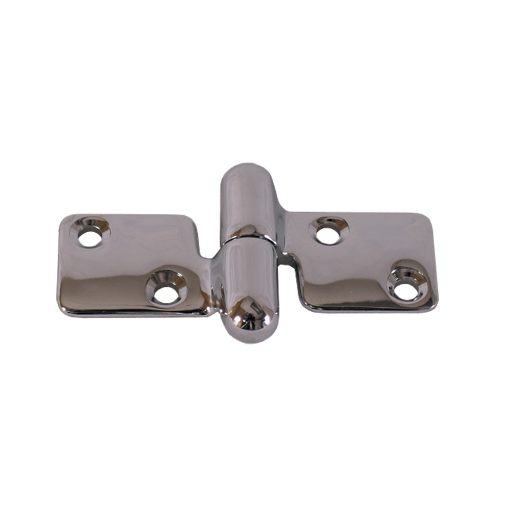 Bisagra desmontable Whitecap (sin bloqueo) - Cromada/Latón - 3-7/8" x 2-1/16"