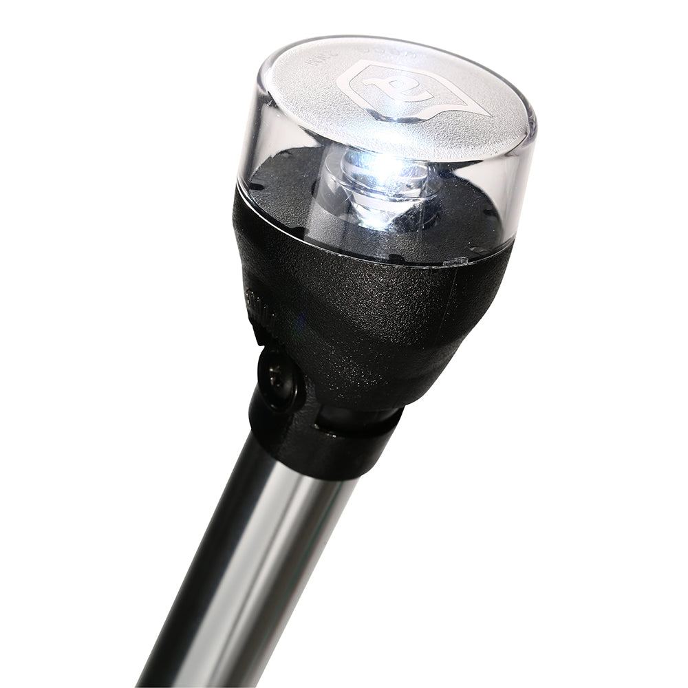 Luz LED articulada Attwood para todo uso - mástil de 36"