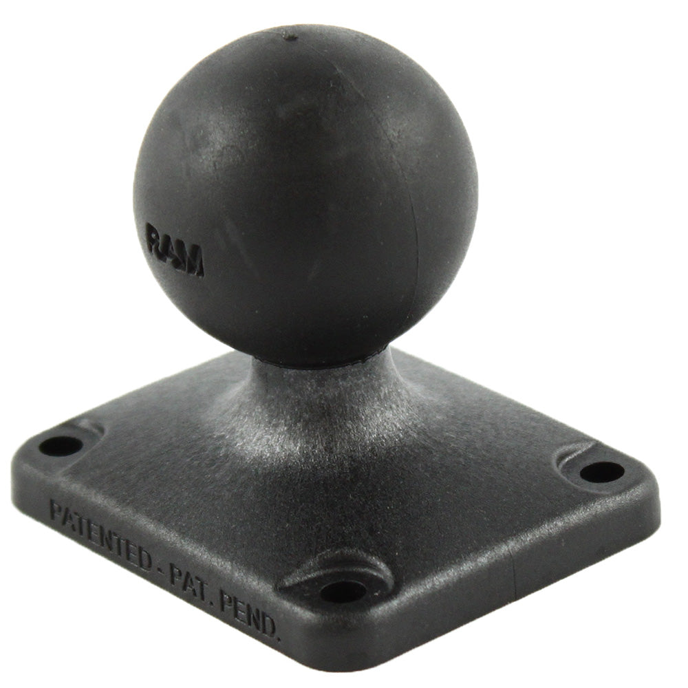 Base rectangular de compuesto RAM Mount de 2" x 2.5" con bola de 1.5"