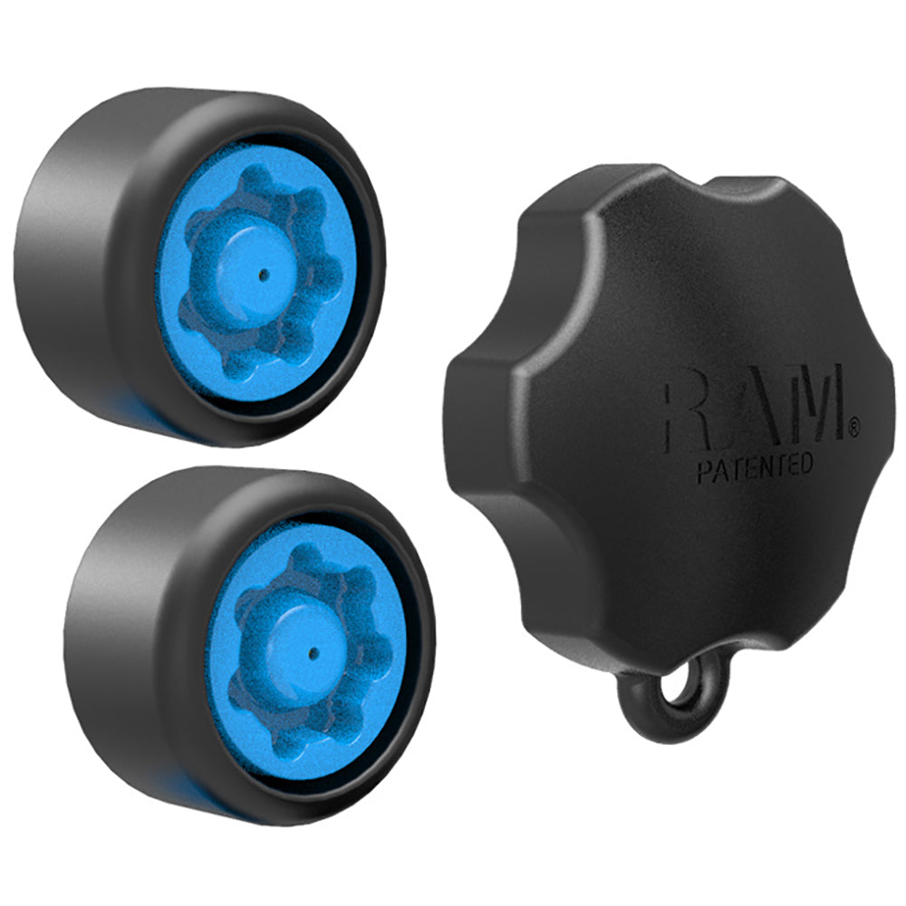 Kit de seguridad con bloqueo por pasador RAM Mount para soporte de brazo oscilante sencillo