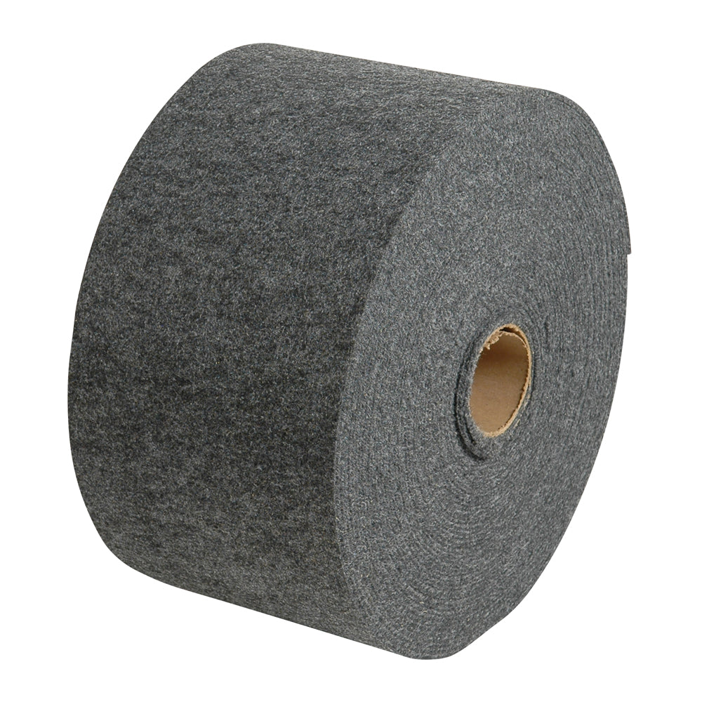 Rollo de moqueta C.E. Smith - Gris - 28 cm (ancho) x 3,6 m (largo)