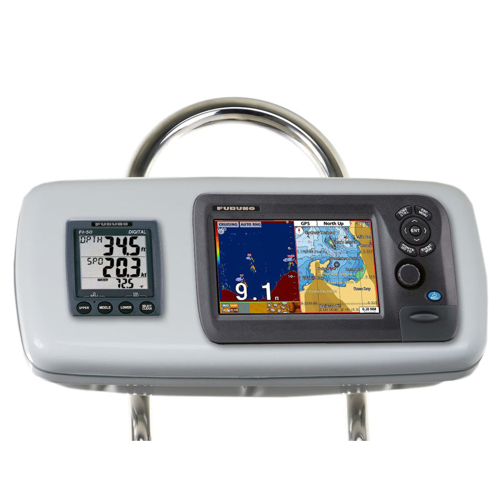 NavPod GP1040-18 SystemPod precortado para Furuno GP1870/GP1870F y 1 instrumento para base de 9.5" de ancho