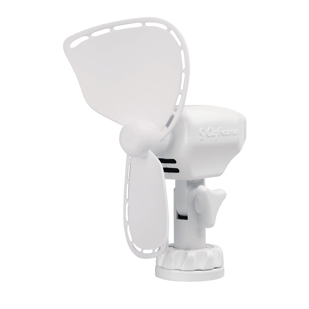 Ventilador SEEKR by Caframo Ultimate 757 de 12 V y 2 velocidades, 7" - Conexión directa - Blanco