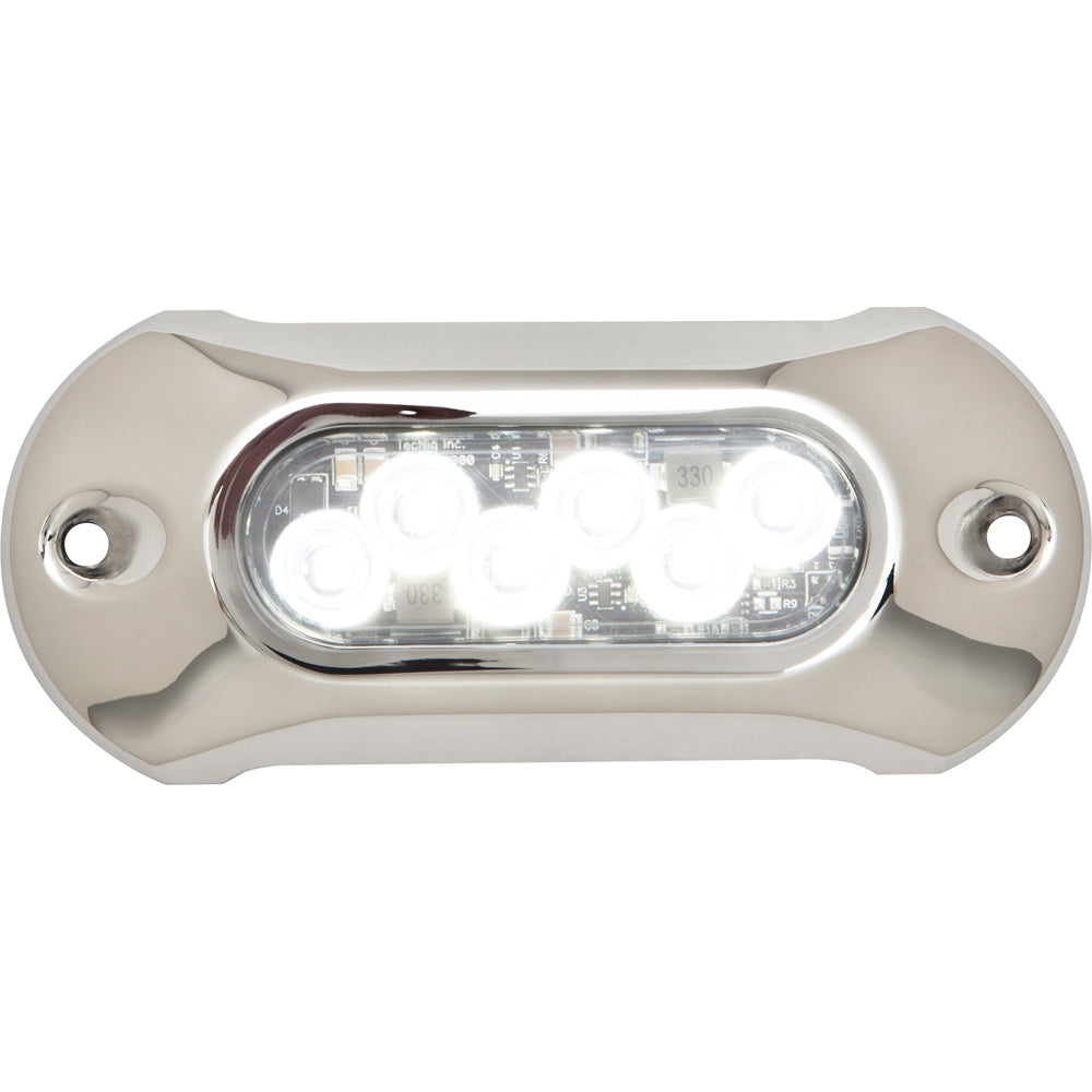 Luz LED subacuática Attwood Light Armor - 6 LED - Blanca