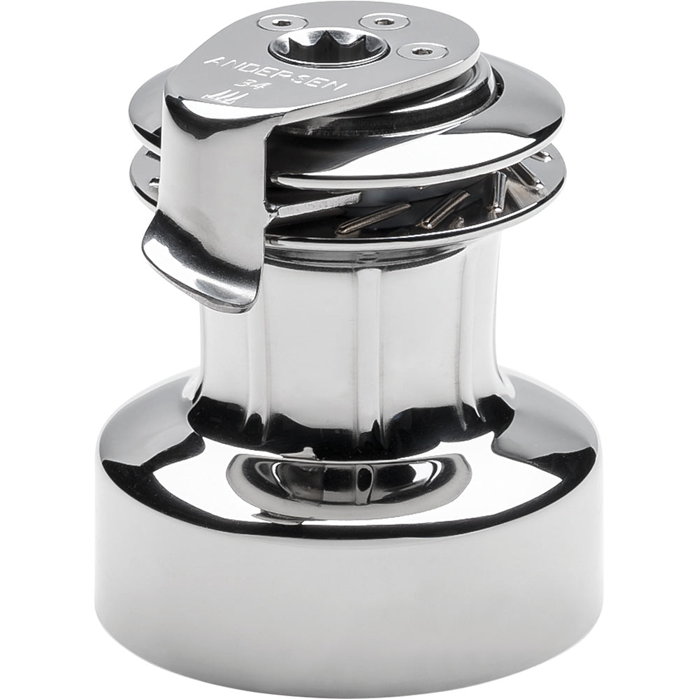 ANDERSEN 34 ST FS - Winche manual de 2 velocidades autocazante - Acero inoxidable completo