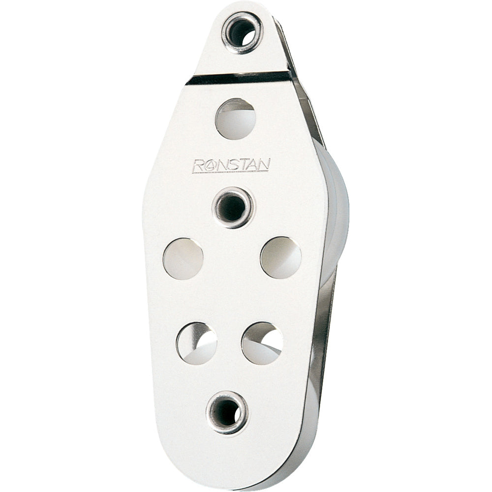 Bloque doble Ronstan Serie 30 - Estrecho con cabeza de remache tubular