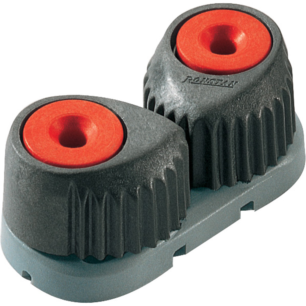 Mordaza de anclaje Ronstan T-Cleat Cam - Pequeña - Roja con base gris