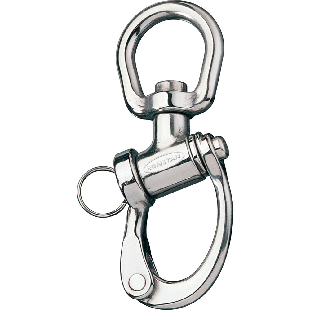 Grillete de Apertura Rápida con Muñón Ronstan - Argolla Giratoria Grande - 122mm (4-3/4") de Longitud