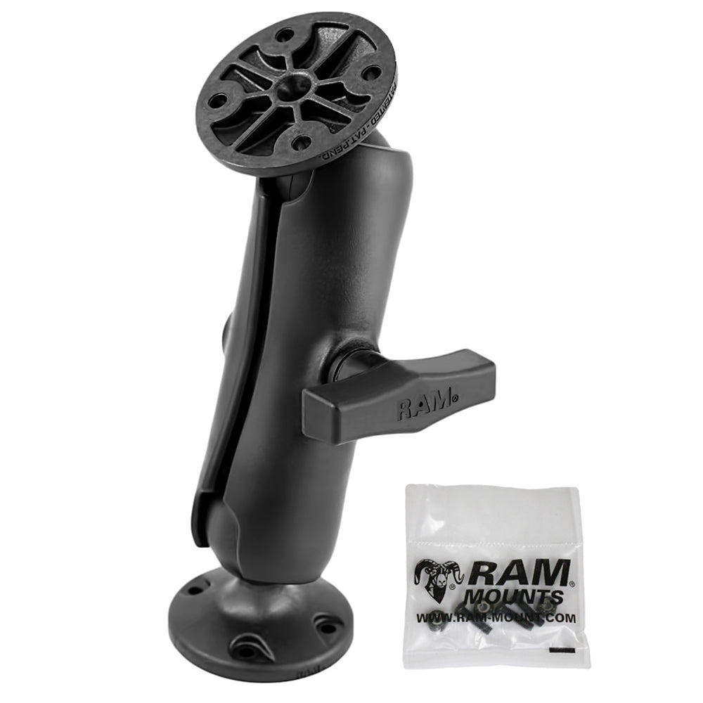 Soporte RAM Mount con bola de 1.5" para uso rudo p/Garmin echo 200, 500c y 550c