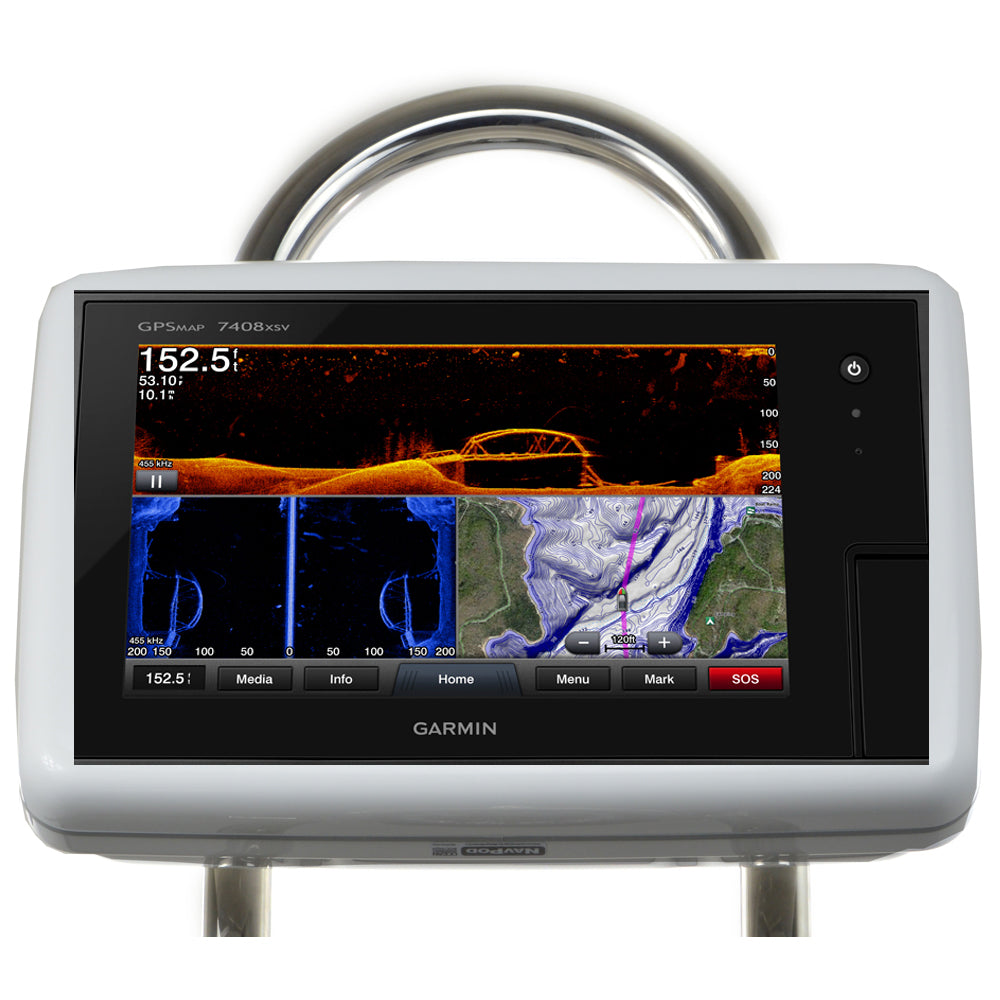 NavPod GP1800-20 SailPod precortado para Garmin 7408 / 7408xsv / 7608 / 7608xsv para protector ancho de 9.5"