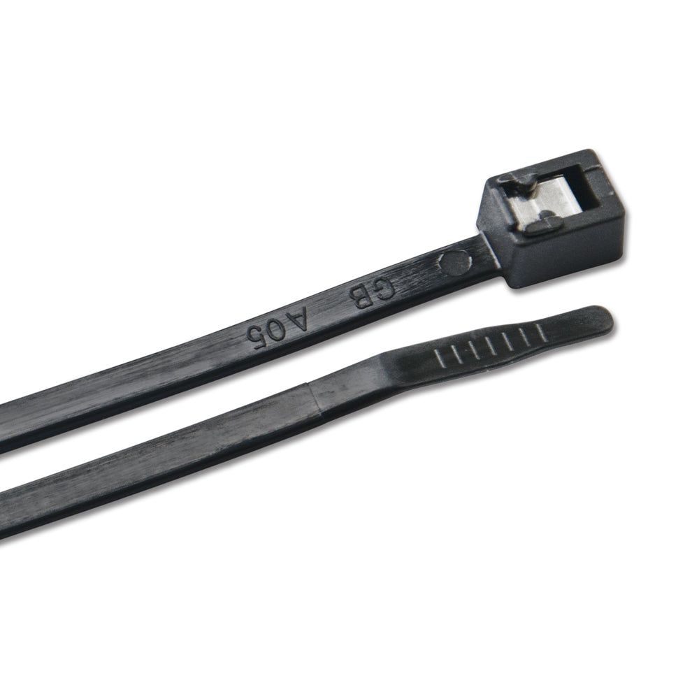 Bridas de nailon Ancor de 14" con corte automático, resistentes a rayos UV, color negro - Paquete de 20