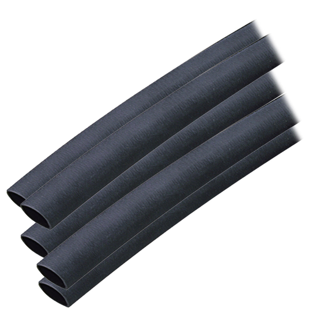 Tubos Termoencogibles Ancor con Adhesivo (ALT) - 3/8" x 12" - Paquete de 5 - Negro