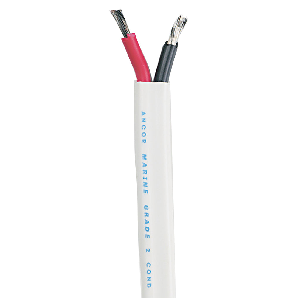 Cable dúplex estándar Ancor - Plano 18/2 AWG - 2 x 0,8 mm² rojo/negro - 500 pies