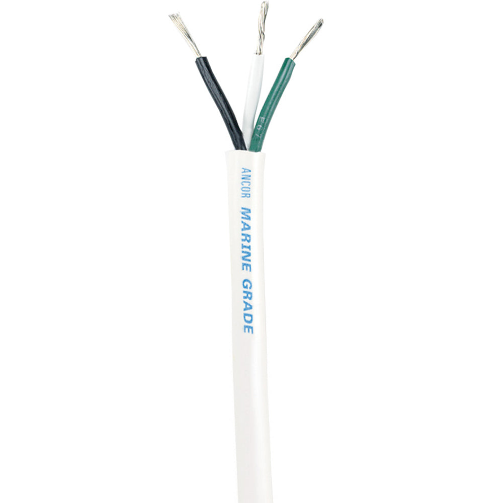 Cable Triplex Ancor Blanco - 16/3 AWG - Redondo - 100'