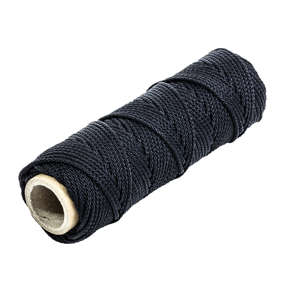 Tigress 100 pies de trenza de nailon de 300 lb - Negro