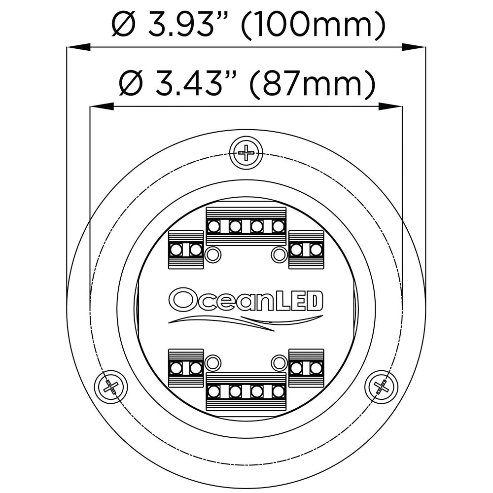 OceanLED Sport S31666S Luz LED Subacuática - Ultra Blanca