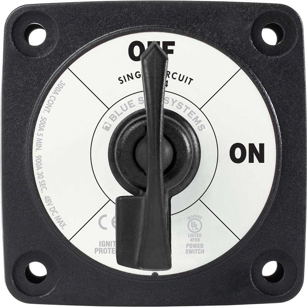 Blue Sea 6004200 Monocircuito ON-OFF con llave de bloqueo - Negro