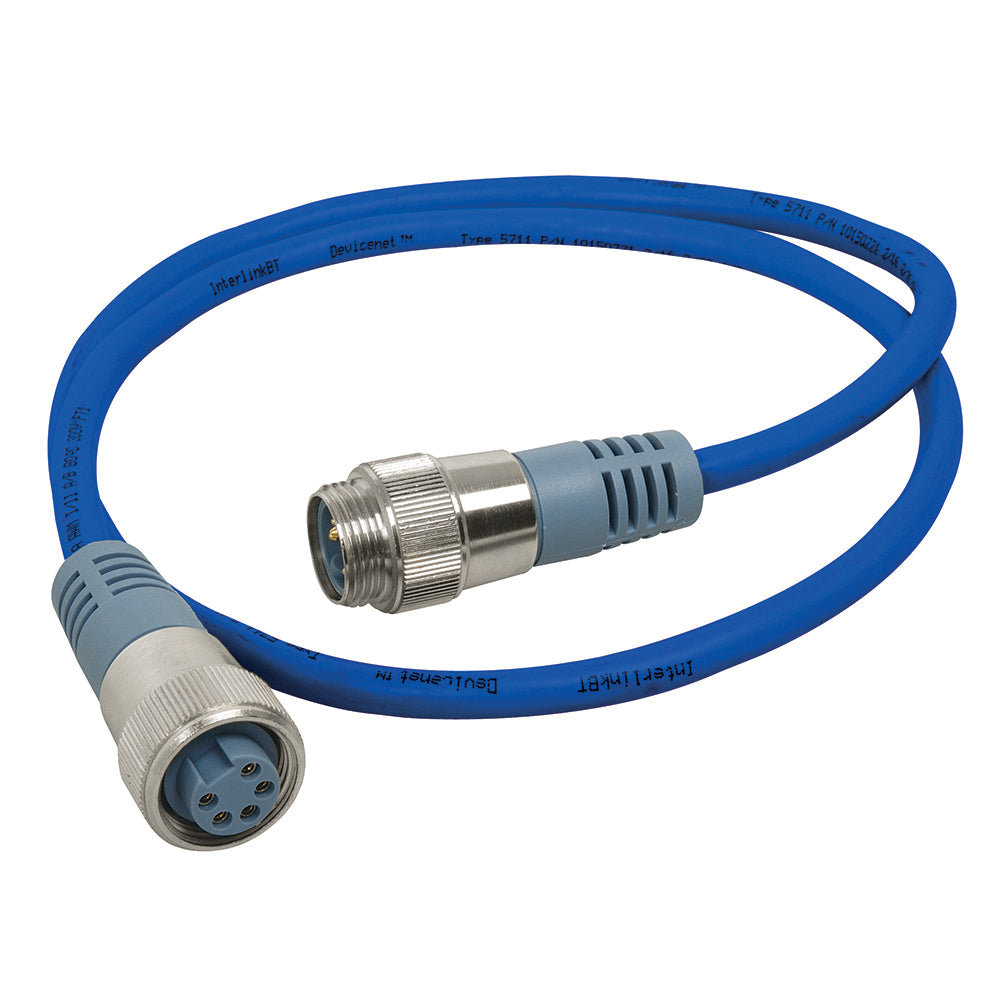 Cordón de doble terminación Maretron Mini - Macho a Hembra - 5M - Azul