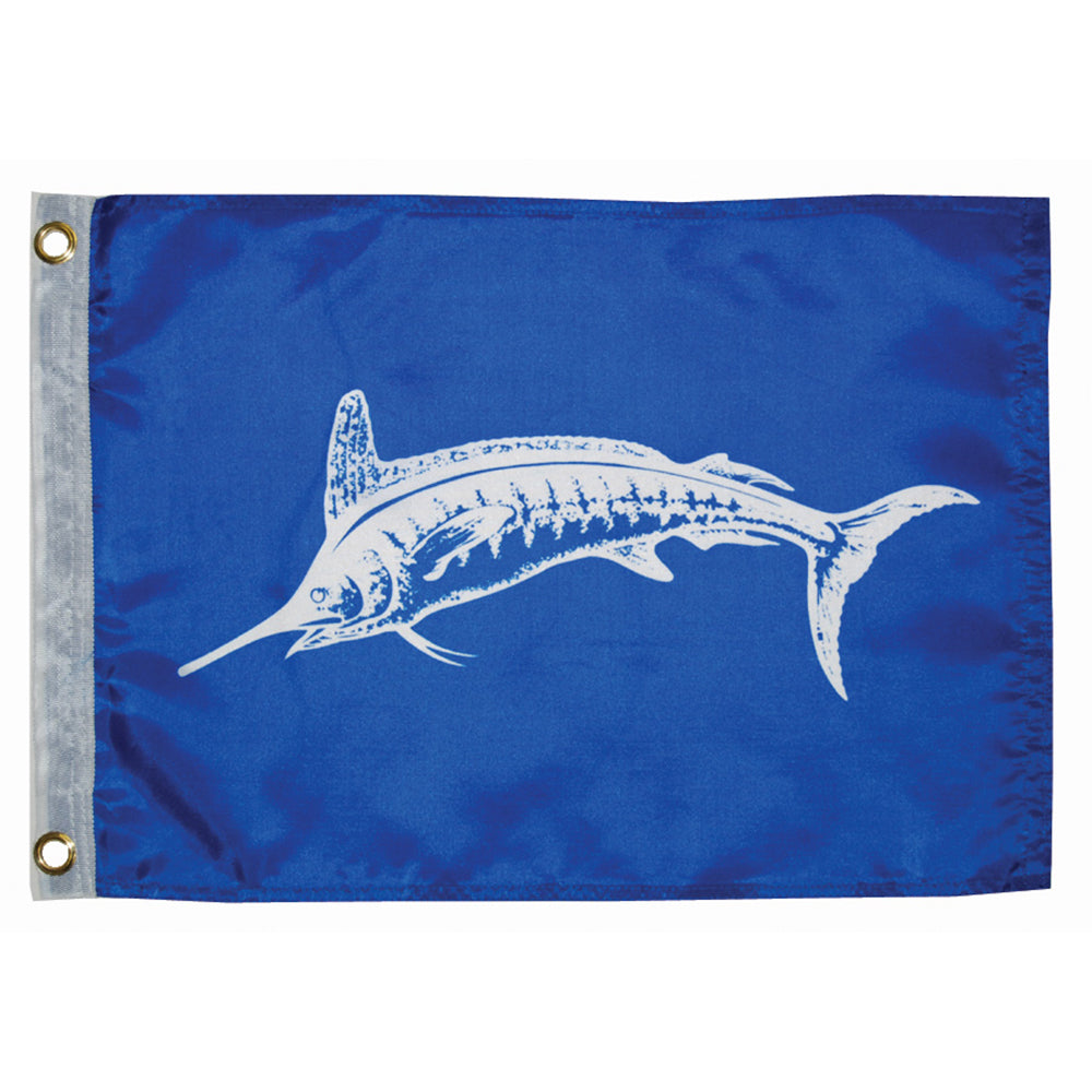 Bandera de aguja blanca Taylor Made de 12" x 18"