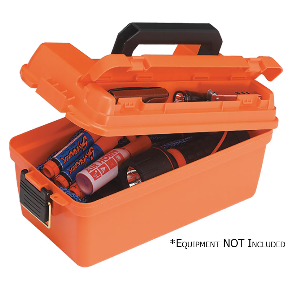 Caja de almacenamiento seca de emergencia Plano, pequeña, poco profunda - Naranja