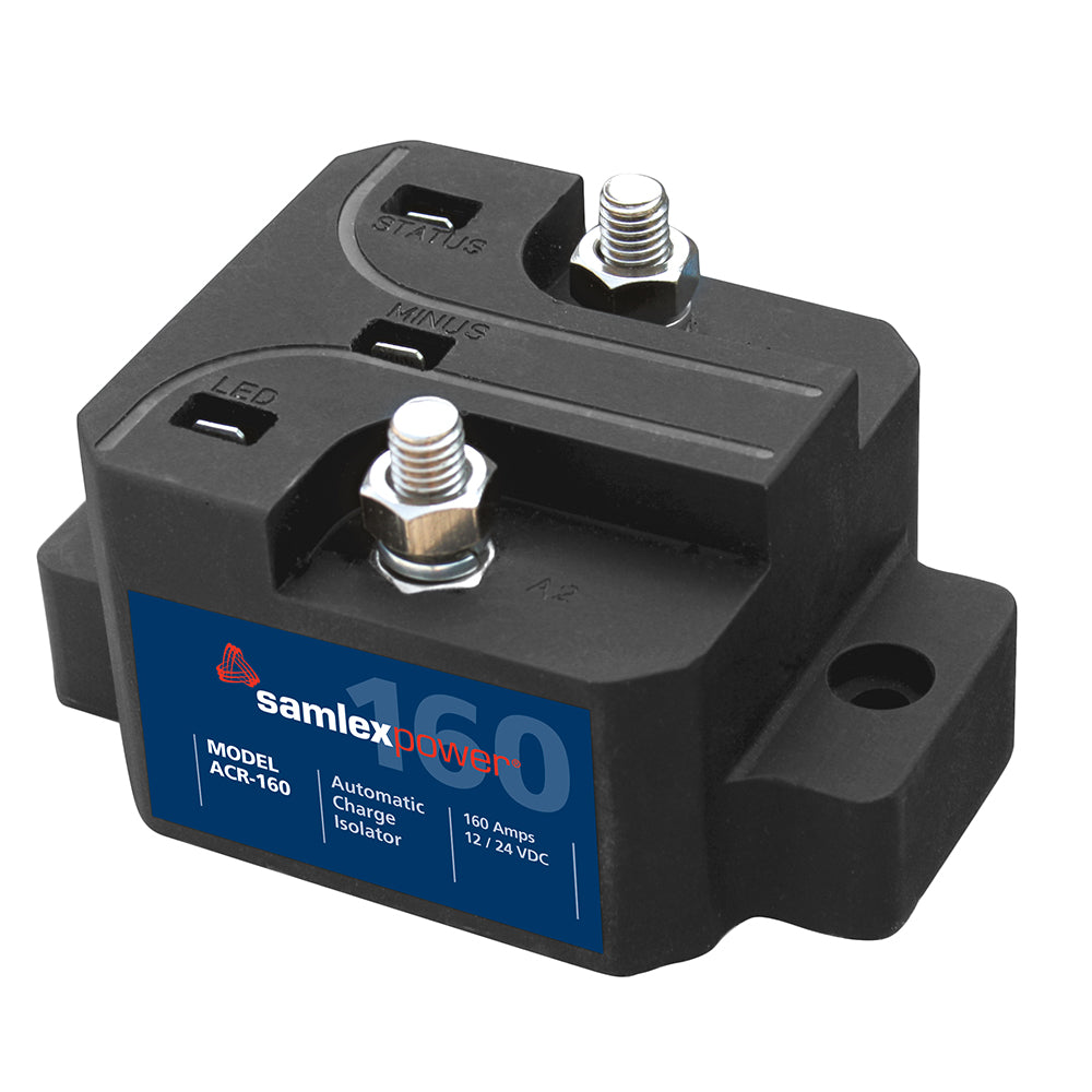 Aislador automático de carga Samlex de 160A - 12V o 24V