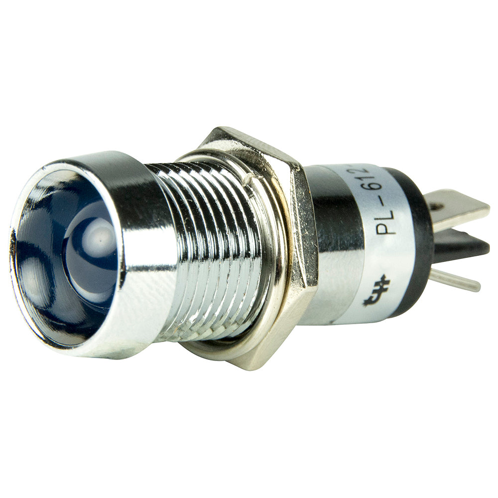Luz indicadora piloto LED BEP - 12V - Azul