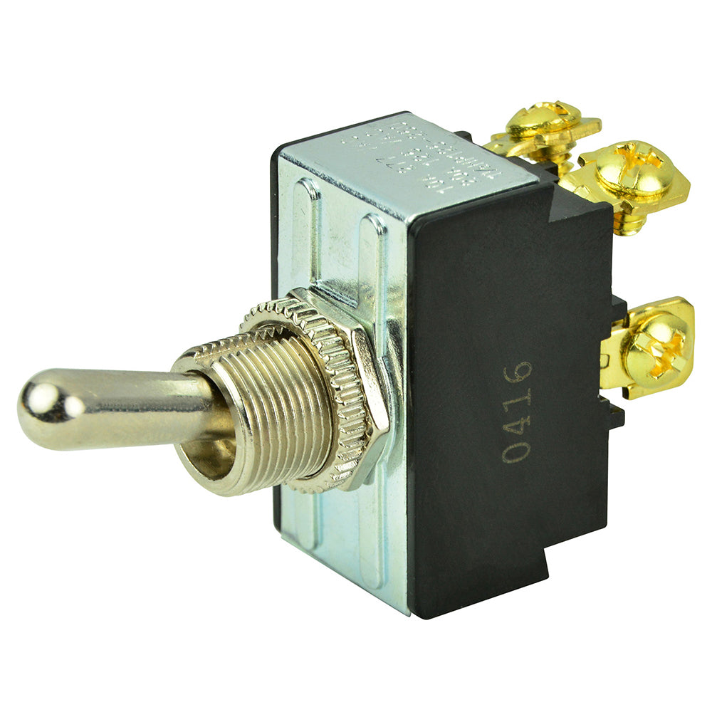 Interruptor de palanca cromado BEP DPST - APAGADO/ENCENDIDO