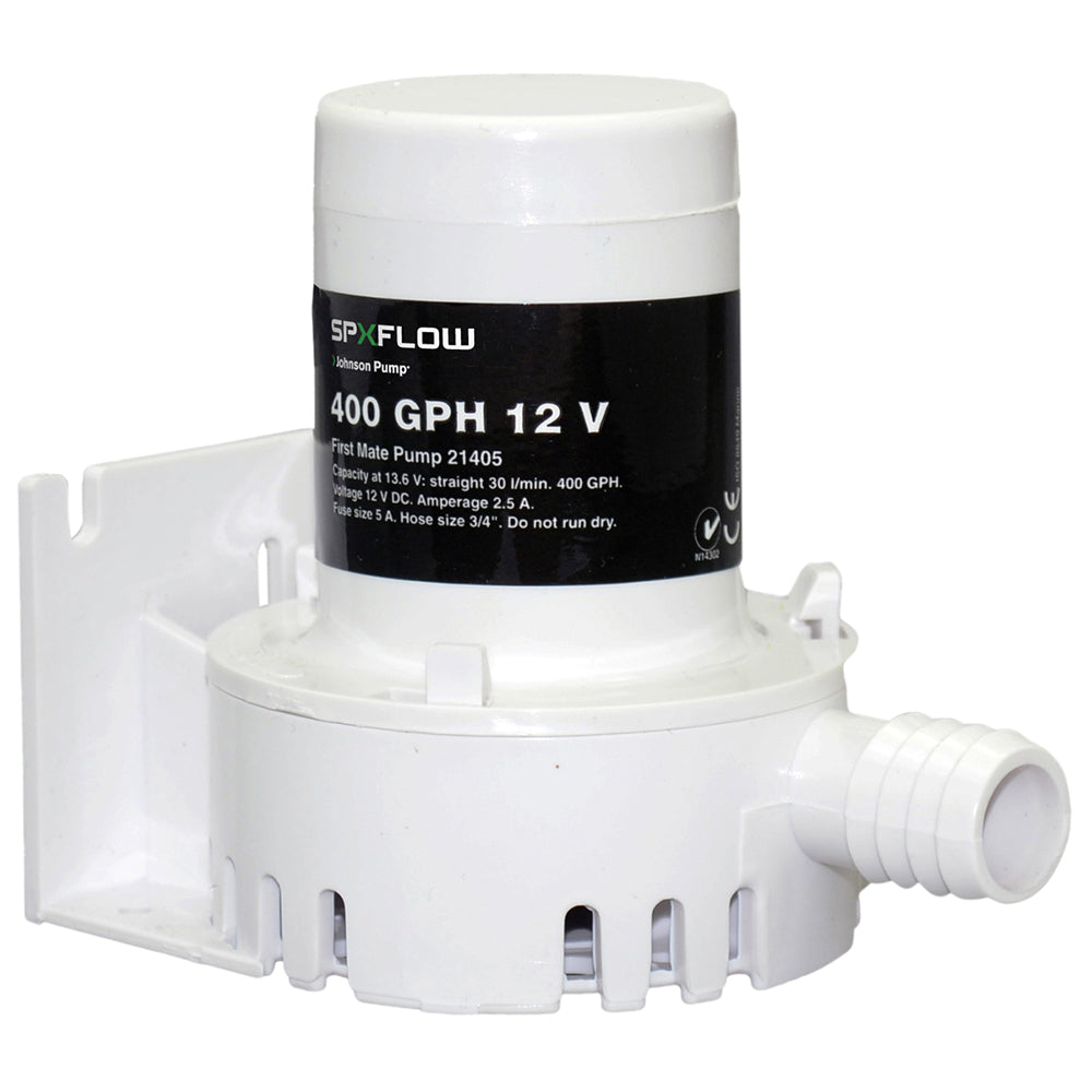 Bomba de achique Johnson Pump 400 GPH 12V - Puerto dentado