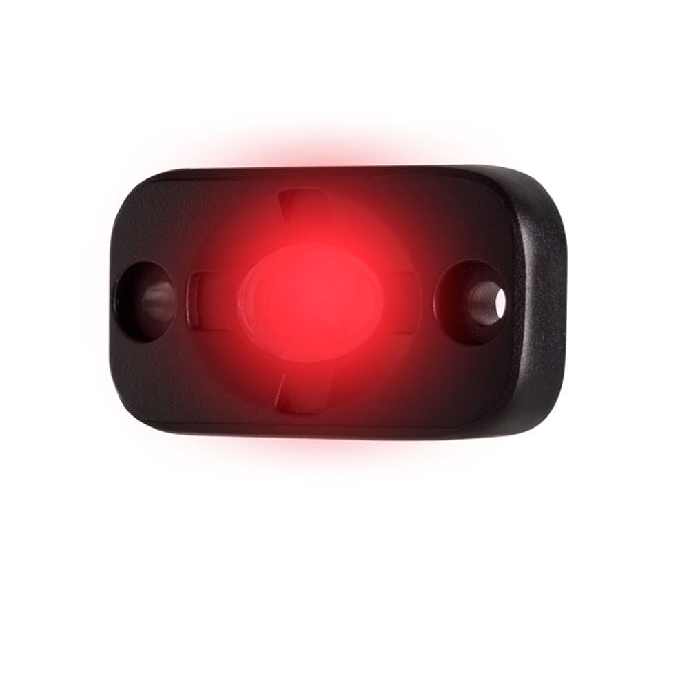Módulo de iluminación auxiliar HEISE - 1.5" x 3" - Negro/Rojo