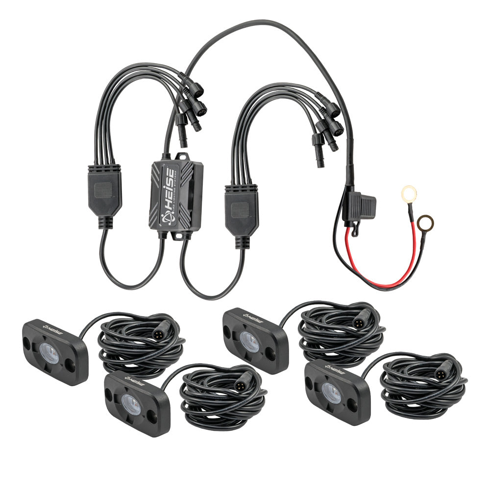 Kit de luces decorativas RGB HEISE - Paquete de 4