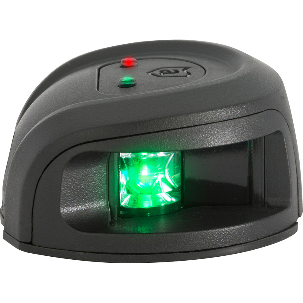 Luz de navegación para montaje en proa Attwood LightArmor - Negra composite - Bicolor - 2NM