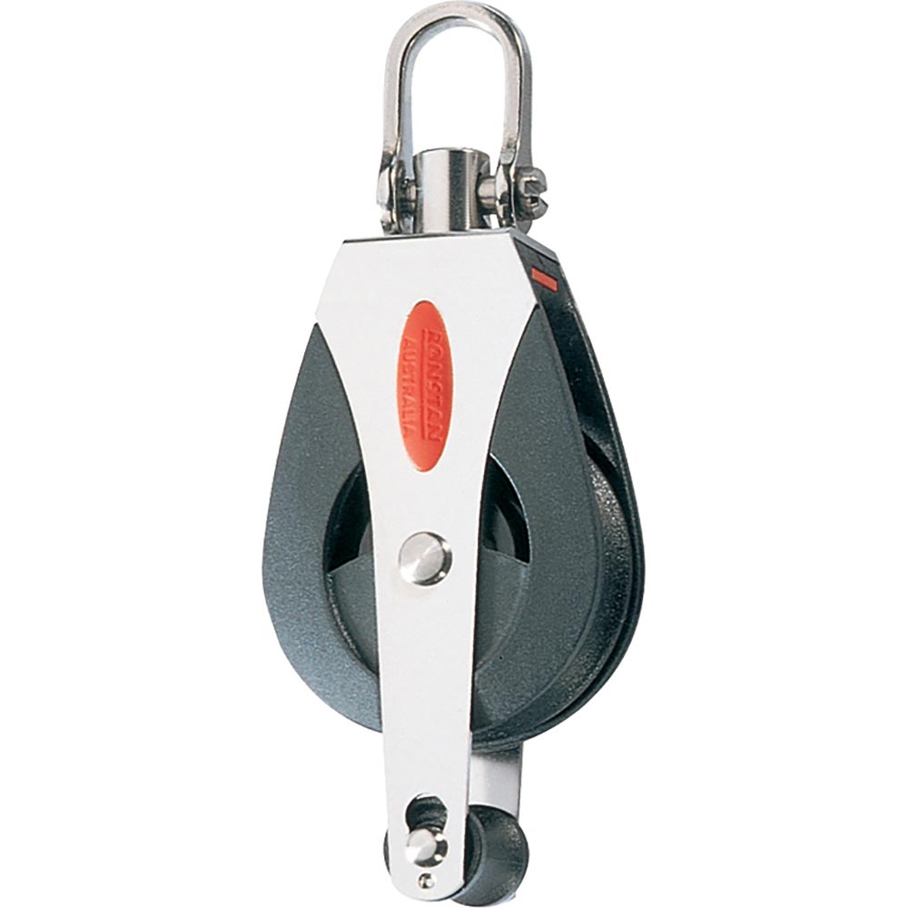Bloque de polea con rodamientos de bolas Ronstan Serie 40 - Sencillo - Con cáncamo