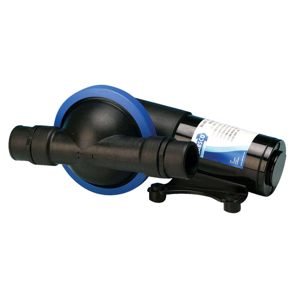 Bomba de diafragma Jabsco para evacuación de vivero - 24 V CC, 5 GPM con conexiones de 1.5"