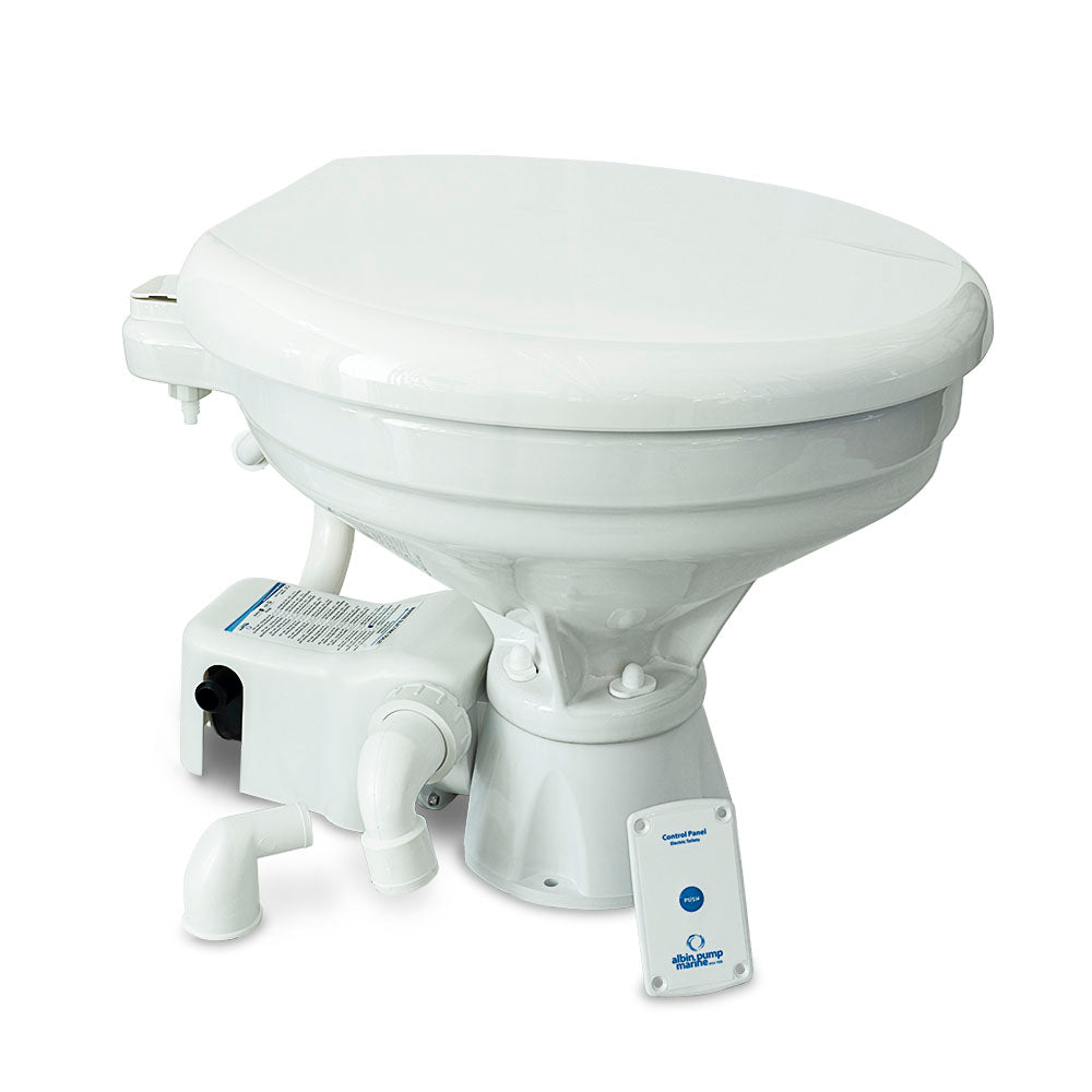 Inodoro marino eléctrico estándar Albin Group EVO Comfort - 12V