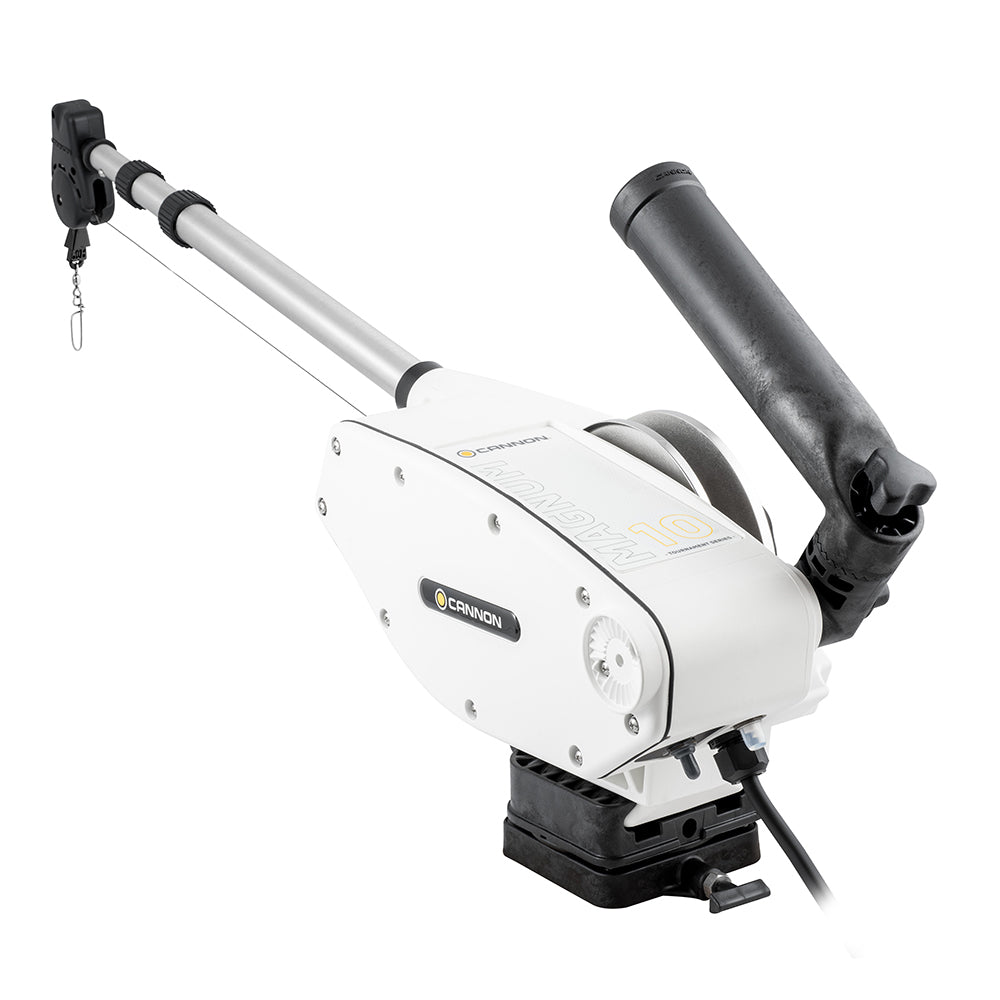 Downrigger eléctrico Cannon Magnum 10 TS con cubierta negra